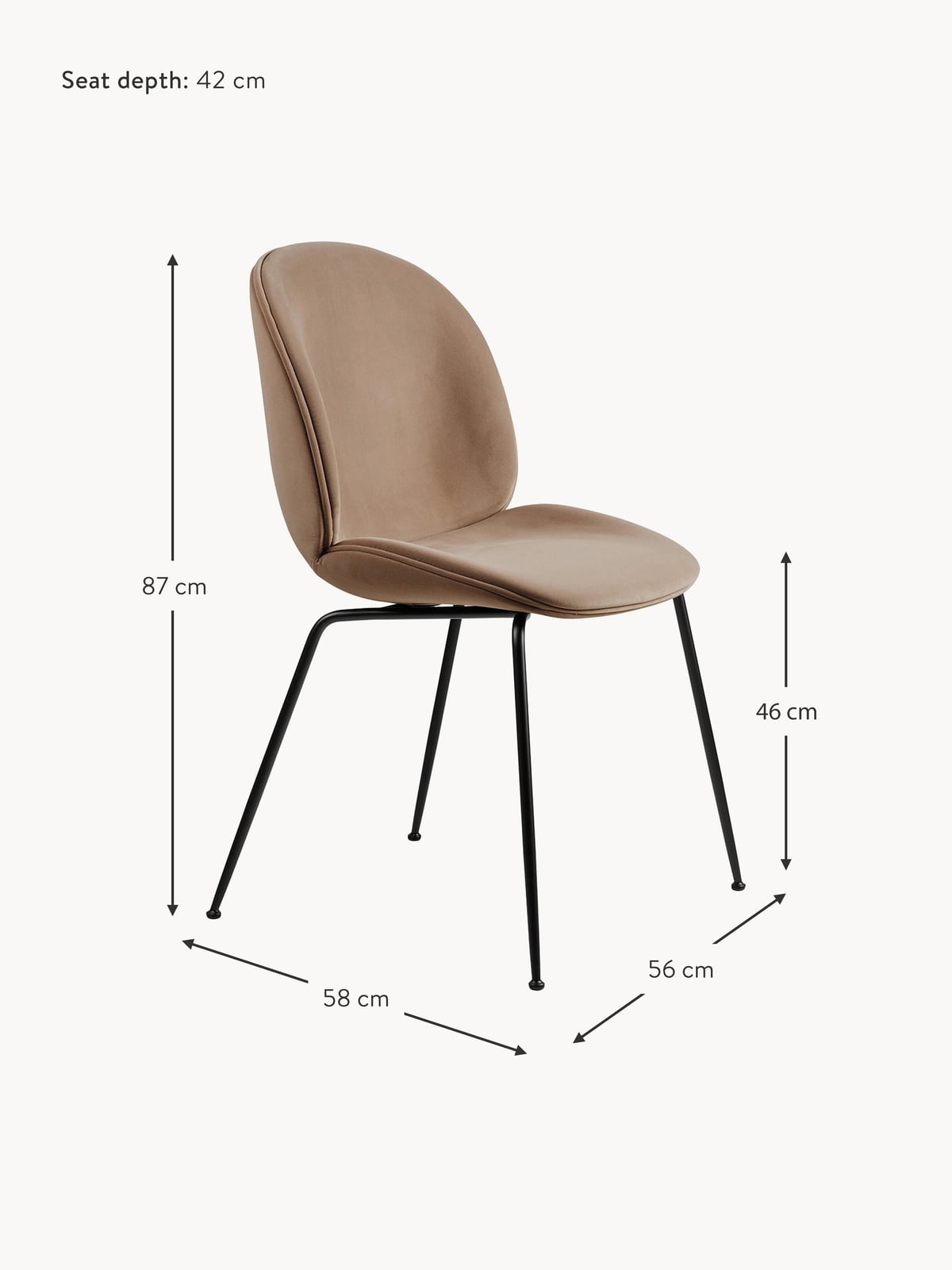 Charlbury Velvet Dining Chair