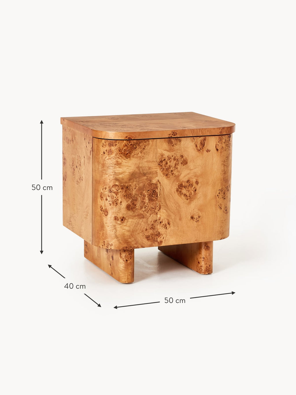 Cotgrave Wooden Bedside Table
