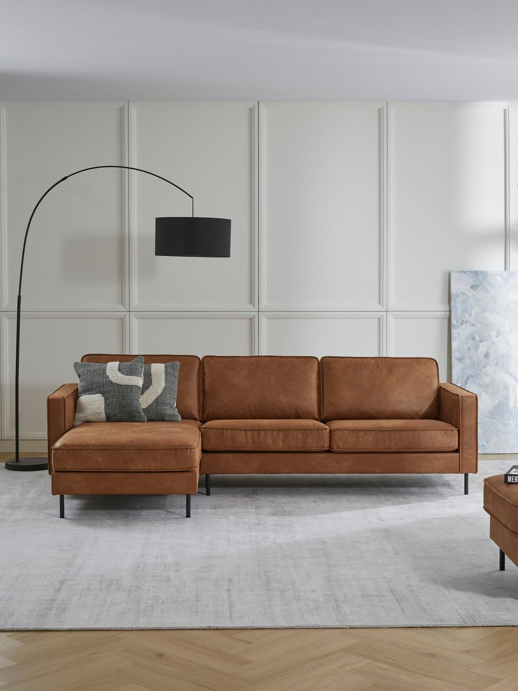 Cranmore Leather Corner Sofa (3-seater)