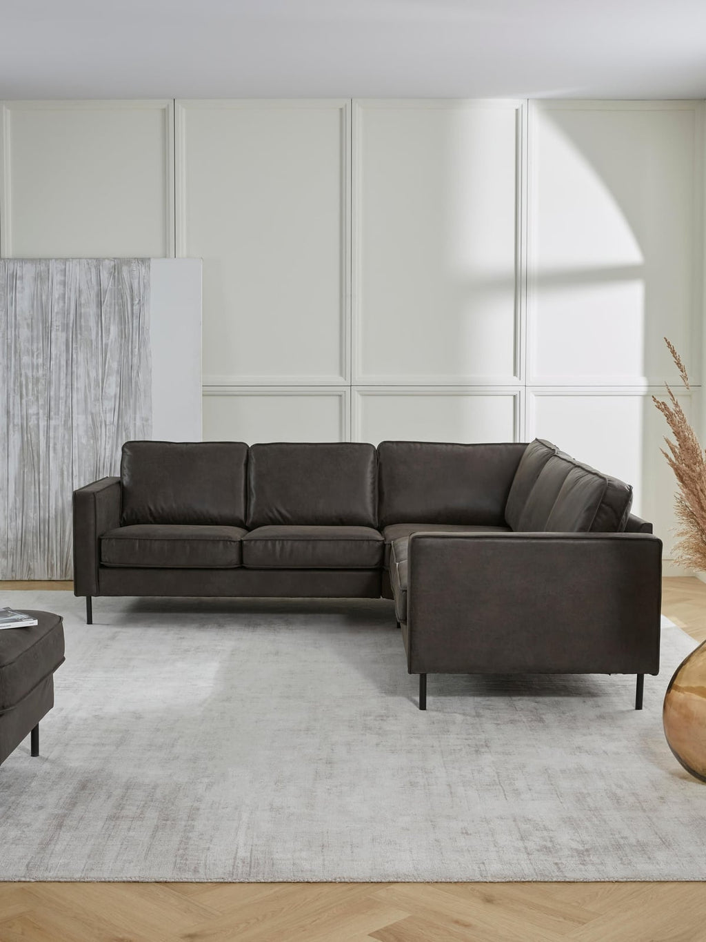 Cranmore Leather Corner Sofa (4-seater)