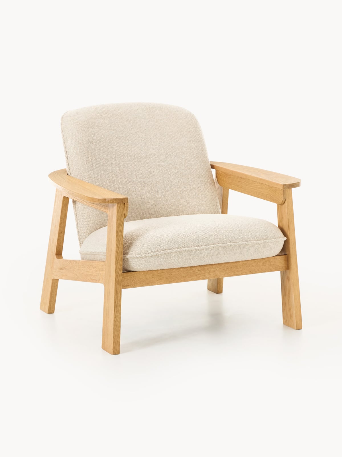 Cranmore Oak Wood Lounge Armchair