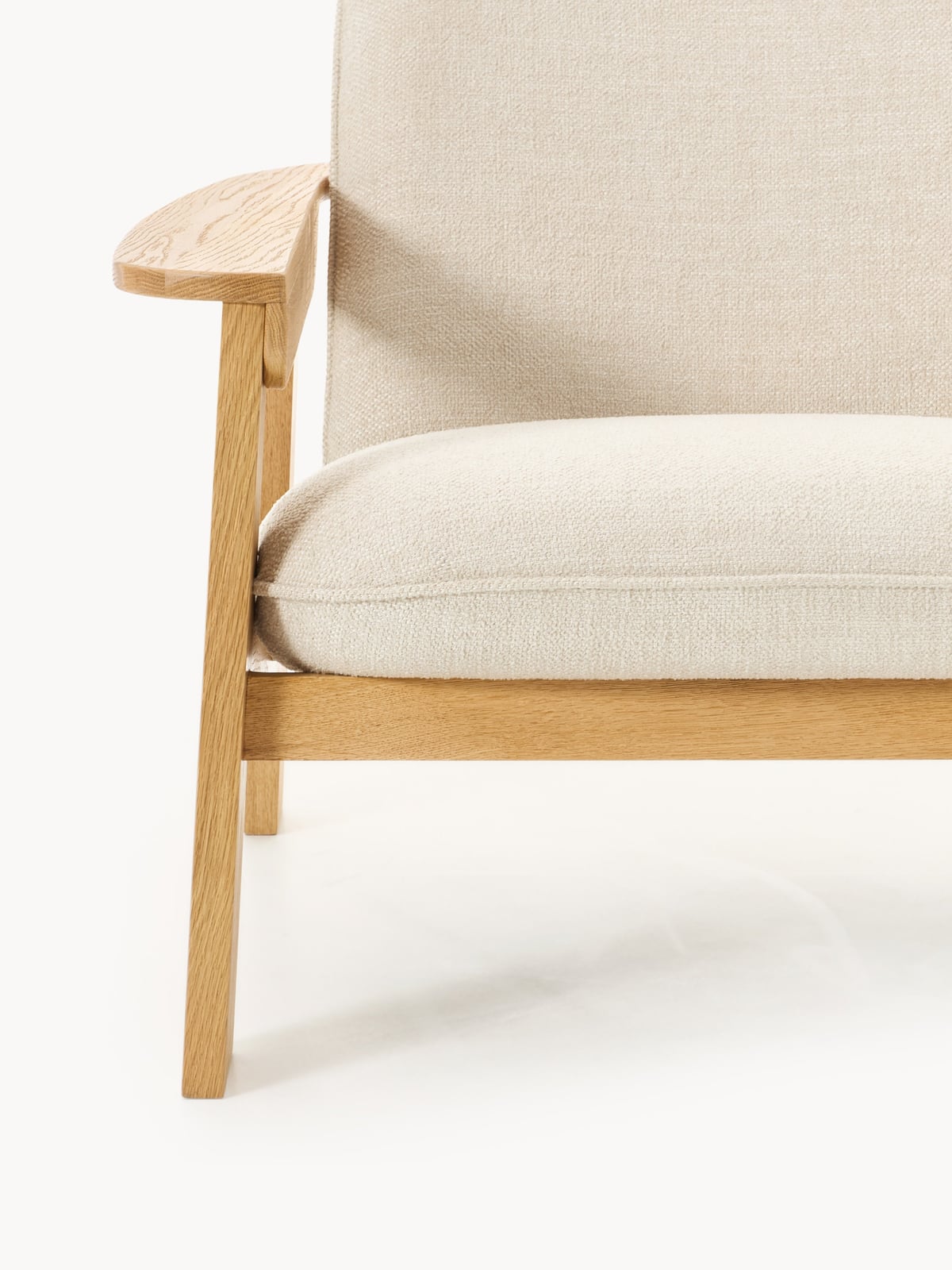 Cranmore Oak Wood Lounge Armchair