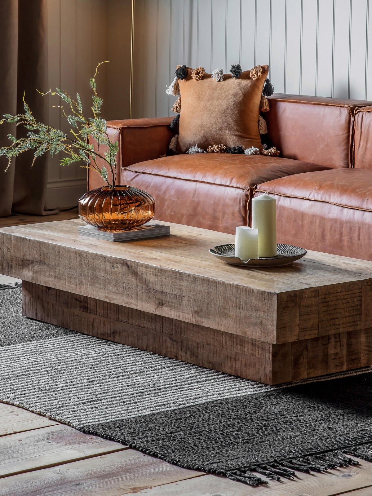 Croglin Mango Wood Coffee Table