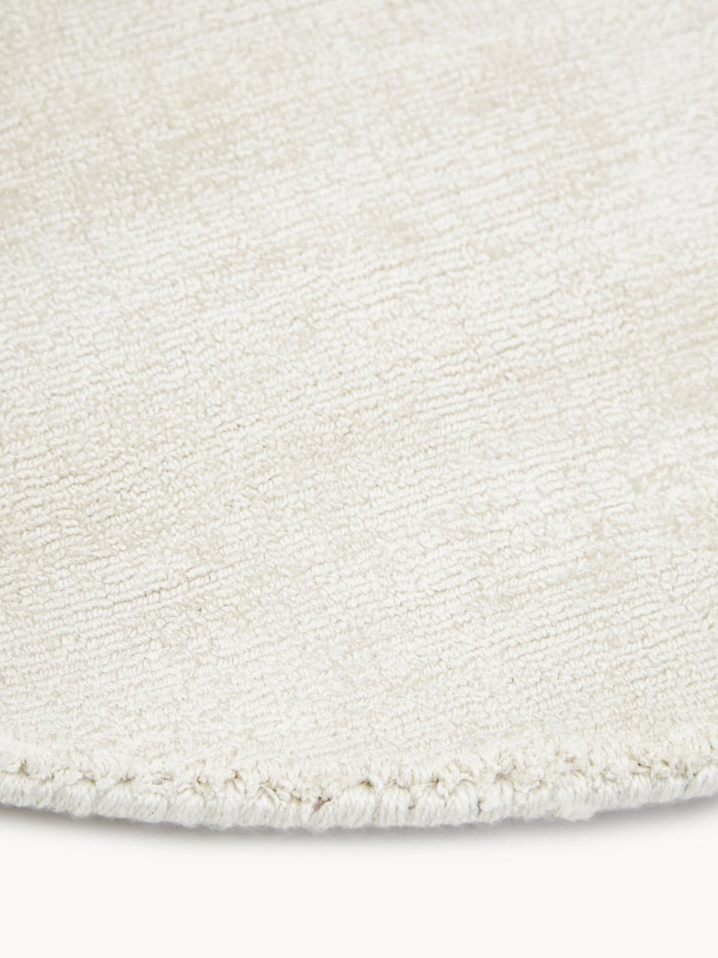 Croglin Round Hand-Woven Viscose Rug