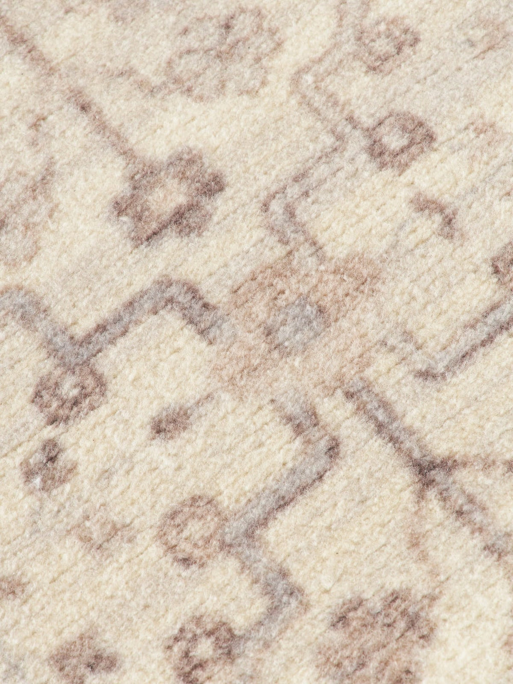 Dalby Hand-Woven Low-Pile Rug with Ornaments