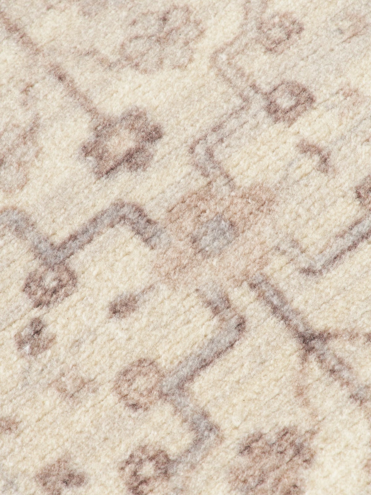 Dalby Hand-Woven Low-Pile Rug with Ornaments