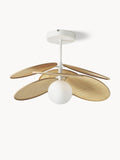 Danby Ceiling Lamp with Natural Fibre Decor