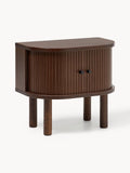 Delamere Bedside Table with Fluted Front