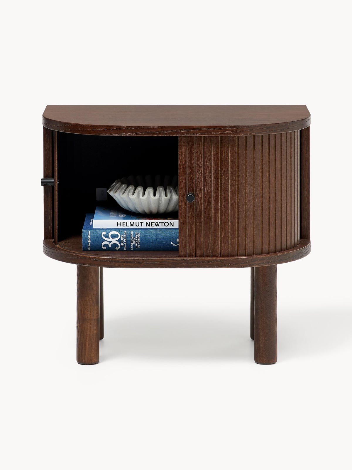 Delamere Bedside Table with Fluted Front