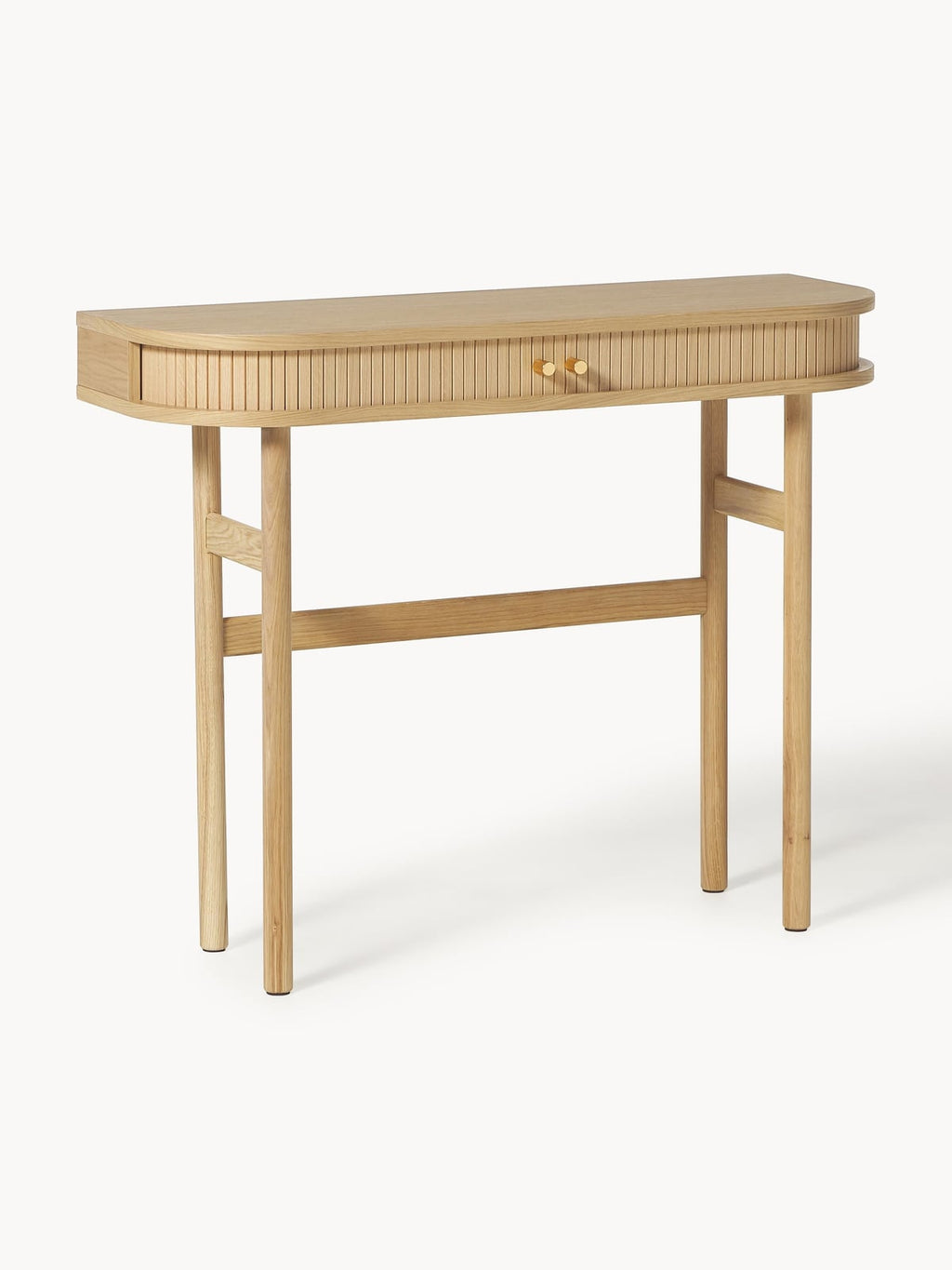 Delamere Console Table with Fluted Front