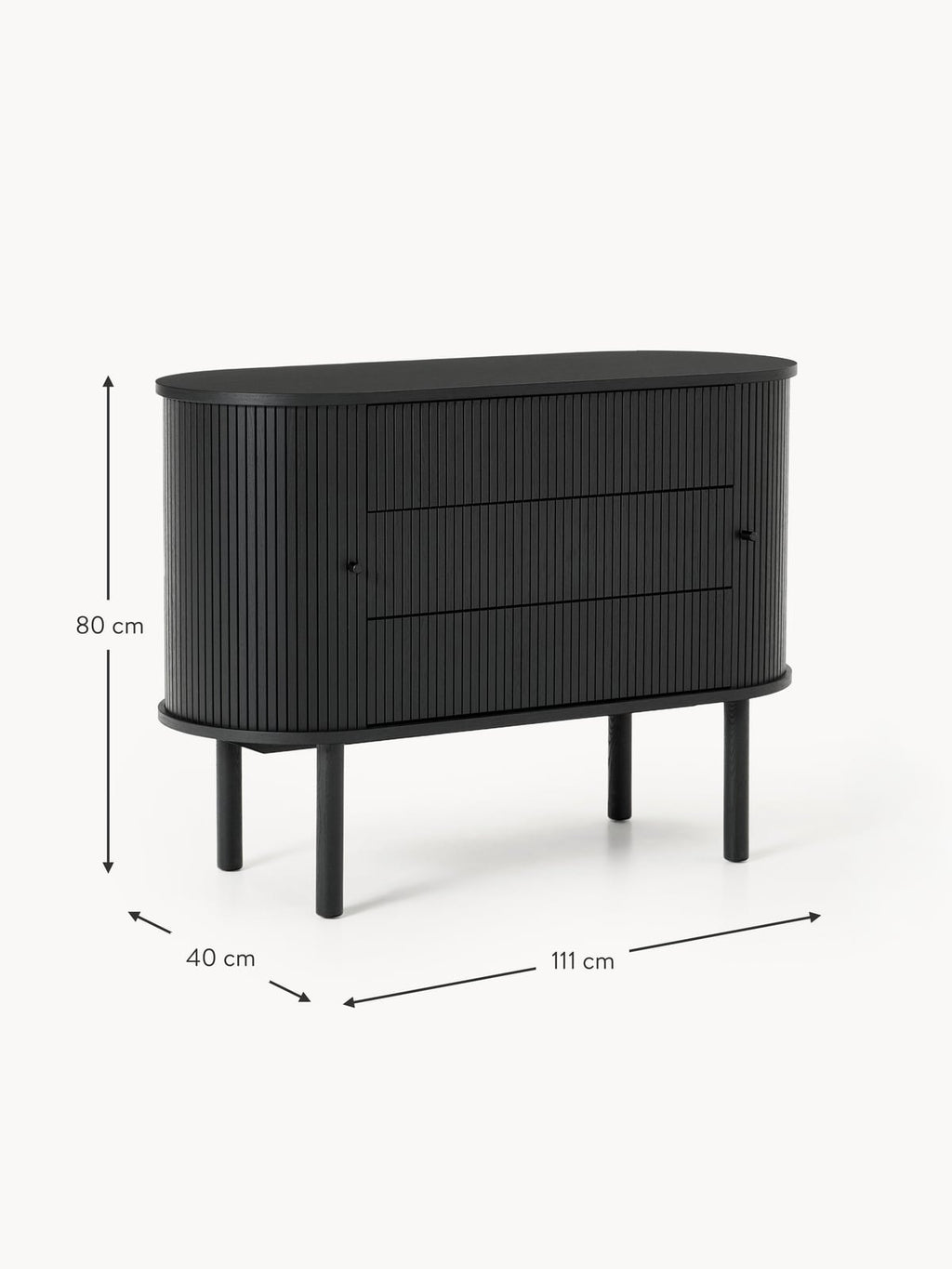 Delamere Dresser with Fluted Front
