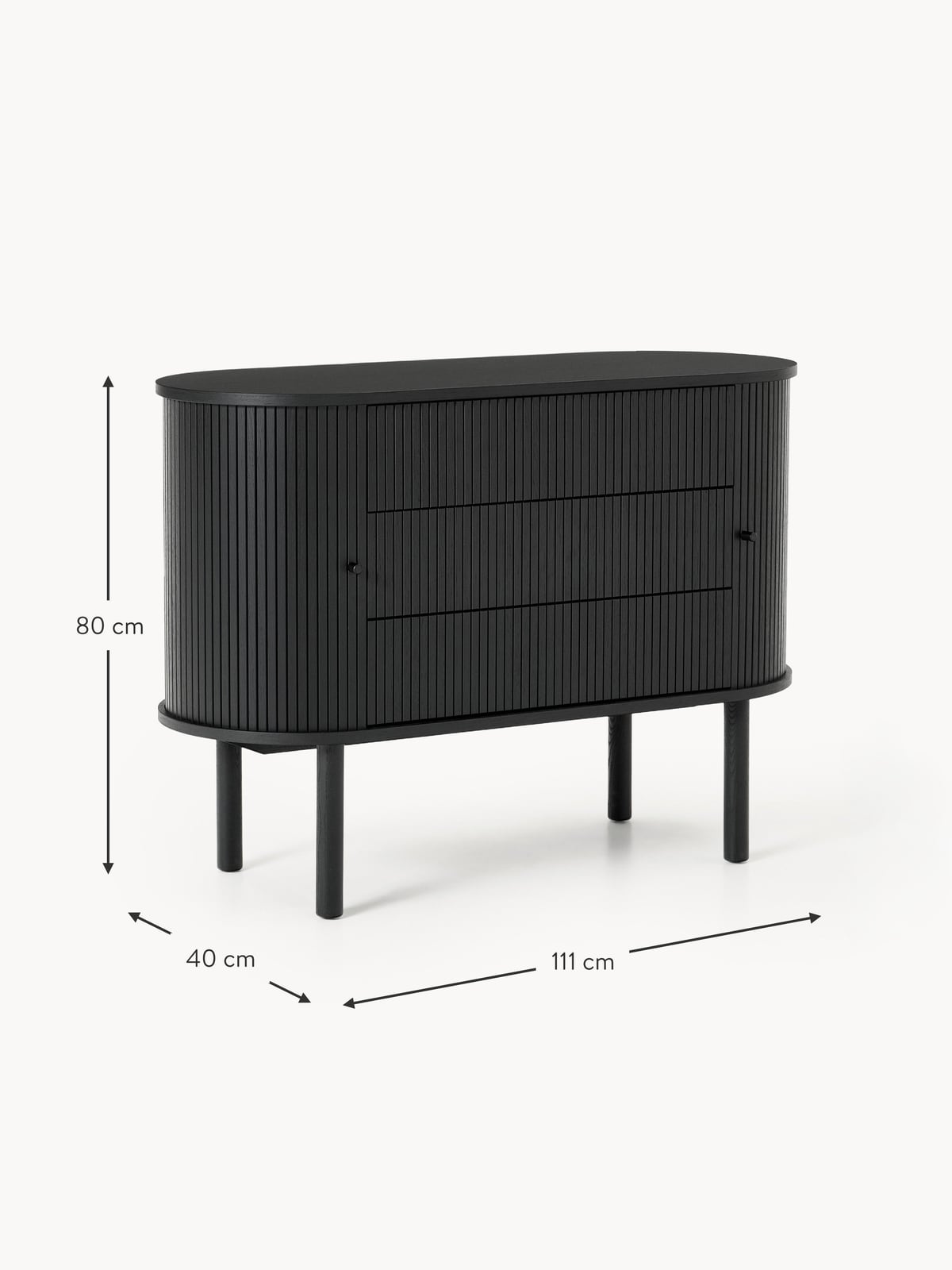 Delamere Dresser with Fluted Front