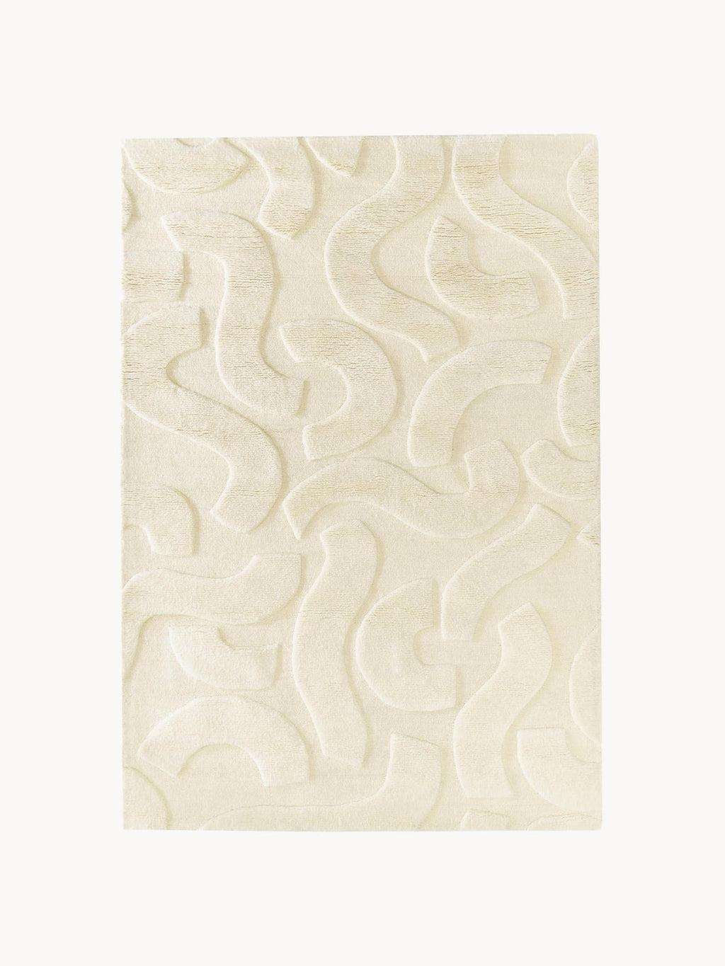 Delamere High-Low Wool Rug, Hand-Woven