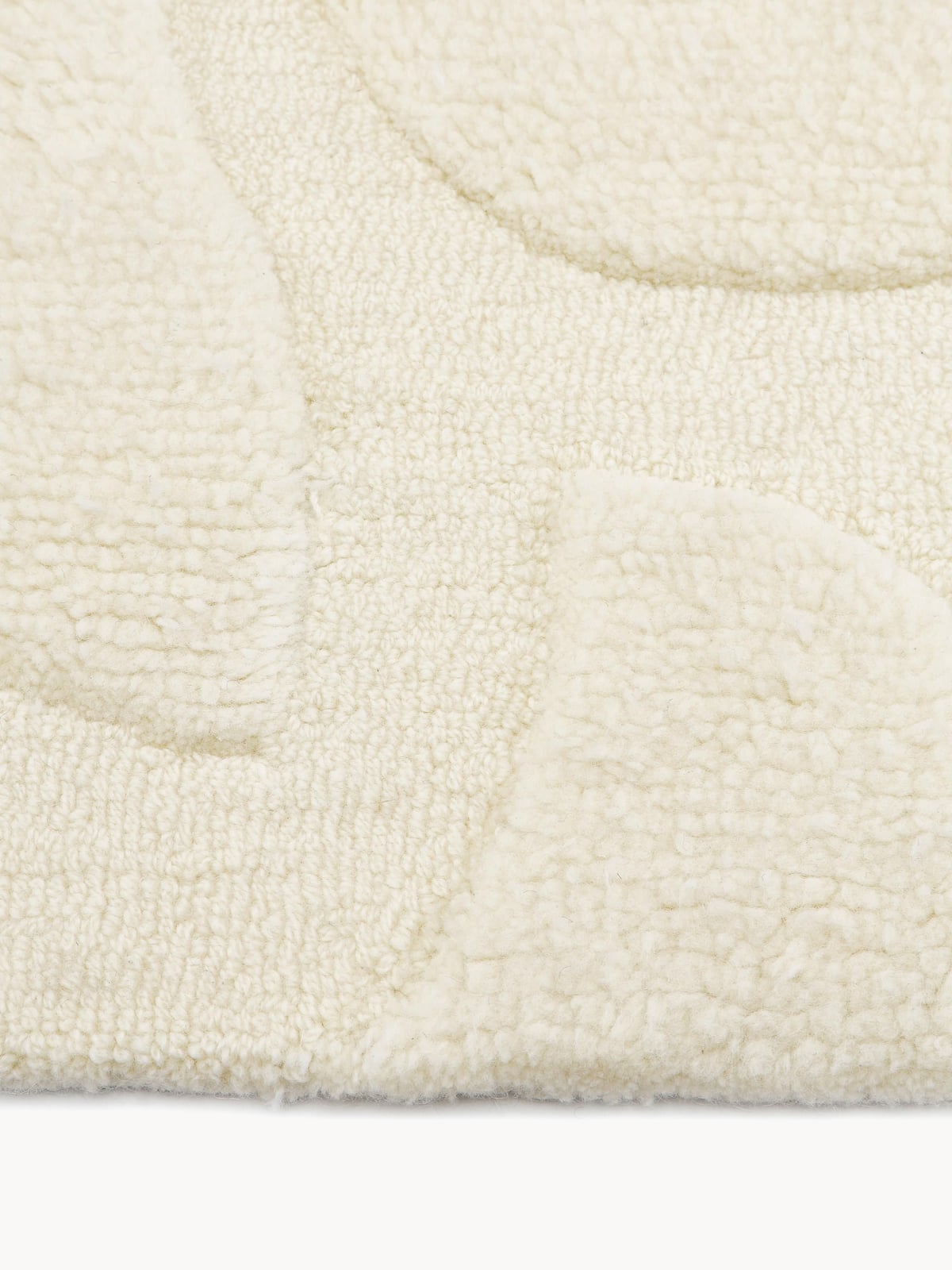 Delamere High-Low Wool Rug, Hand-Woven