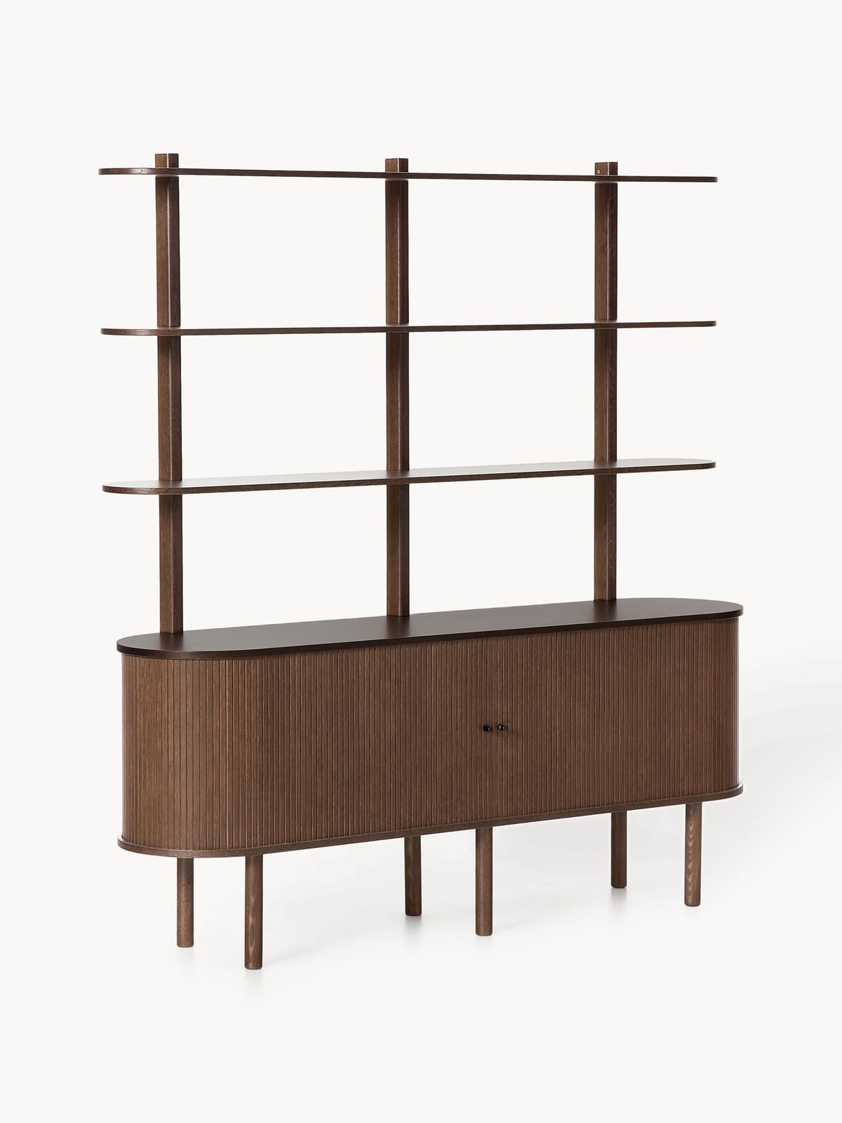 Delamere Large Shelving Unit with Fluted Front