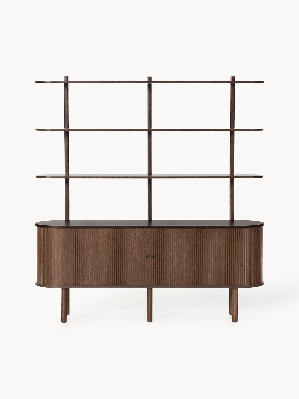 Delamere Large Shelving Unit with Fluted Front