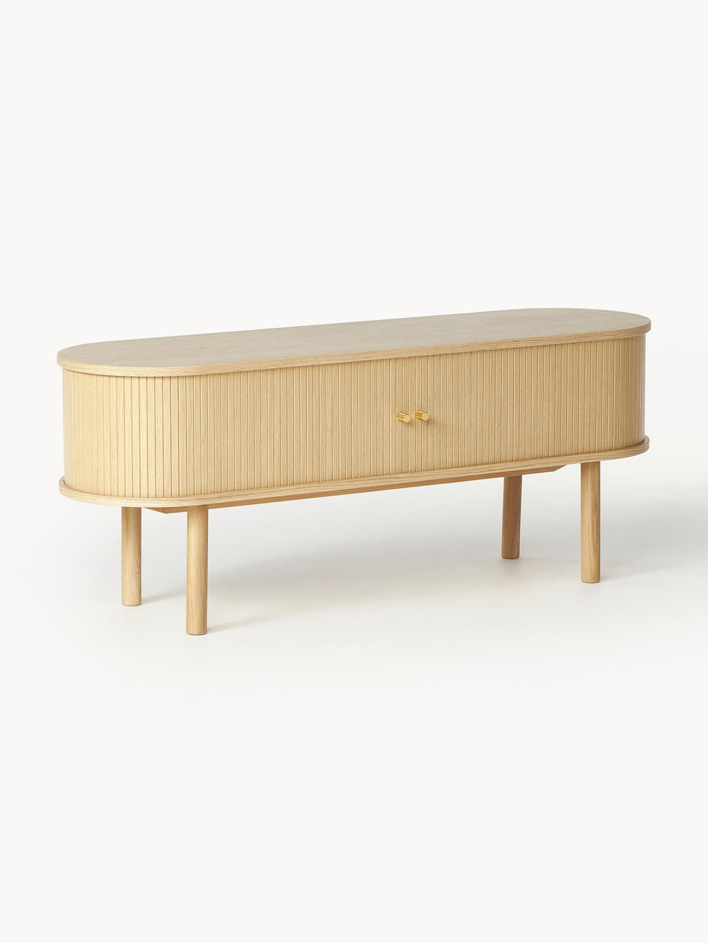 Delamere Lowboard with Fluted Front