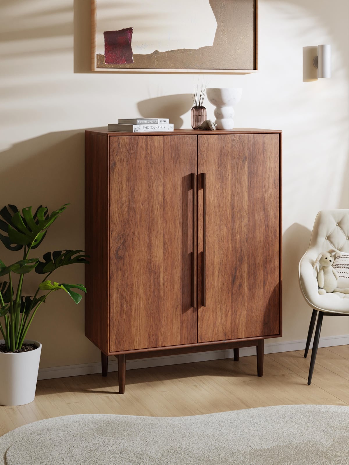 Delamere Mango Wood Highboard