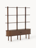 Delamere Shelving Unit with Fluted Front