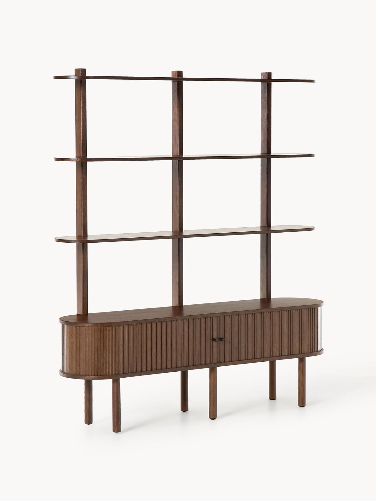 Delamere Shelving Unit with Fluted Front