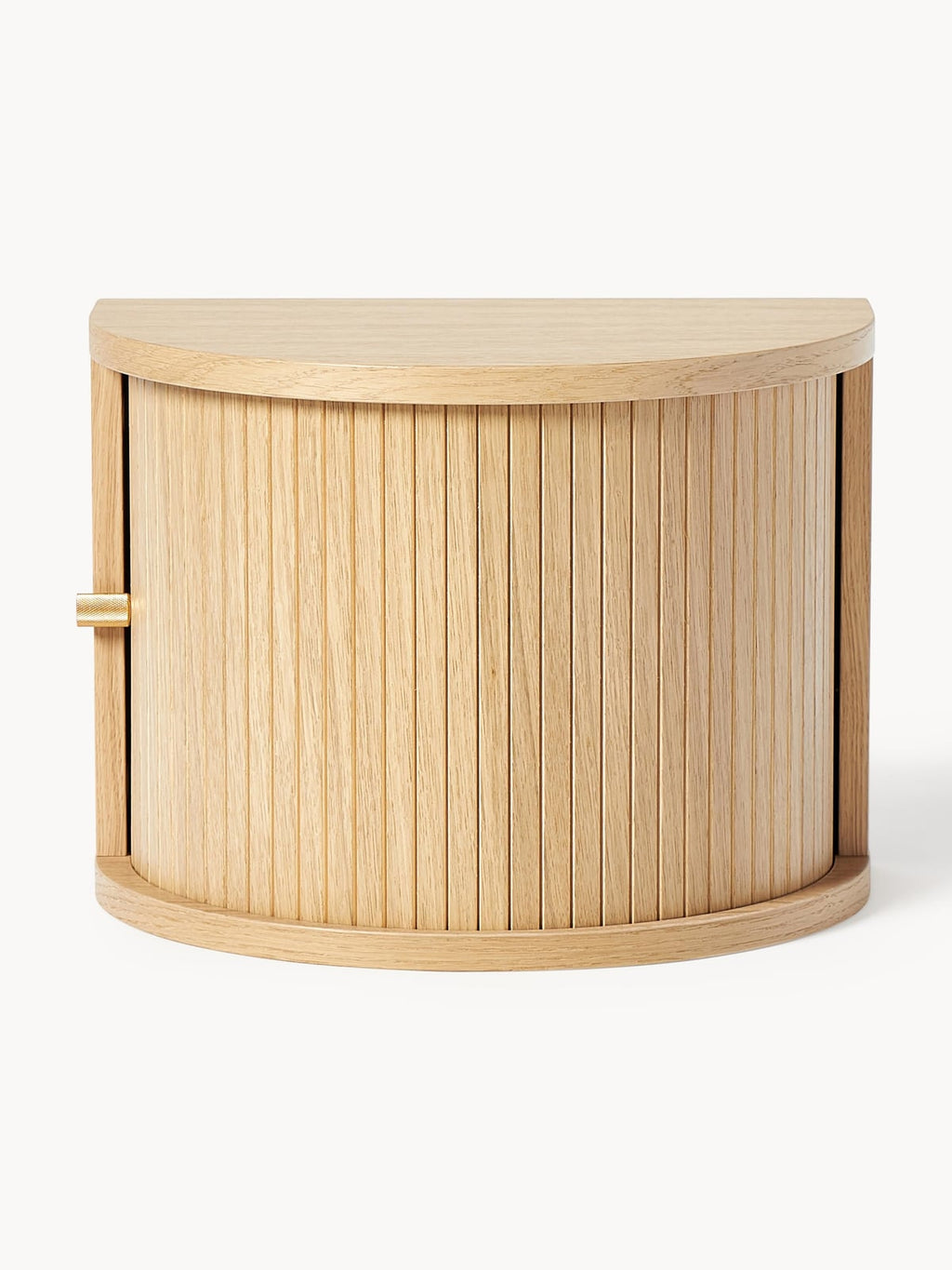 Delamere Wall-Mounted Bedside Table with Fluted Front