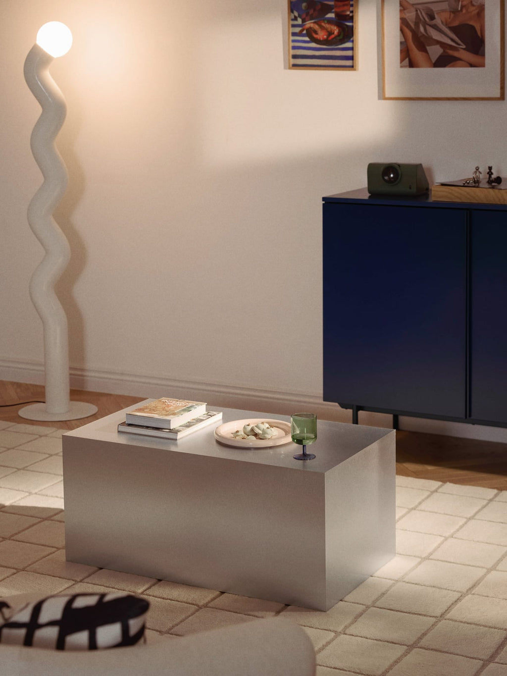 Denholm Metal Effect Coffee Table