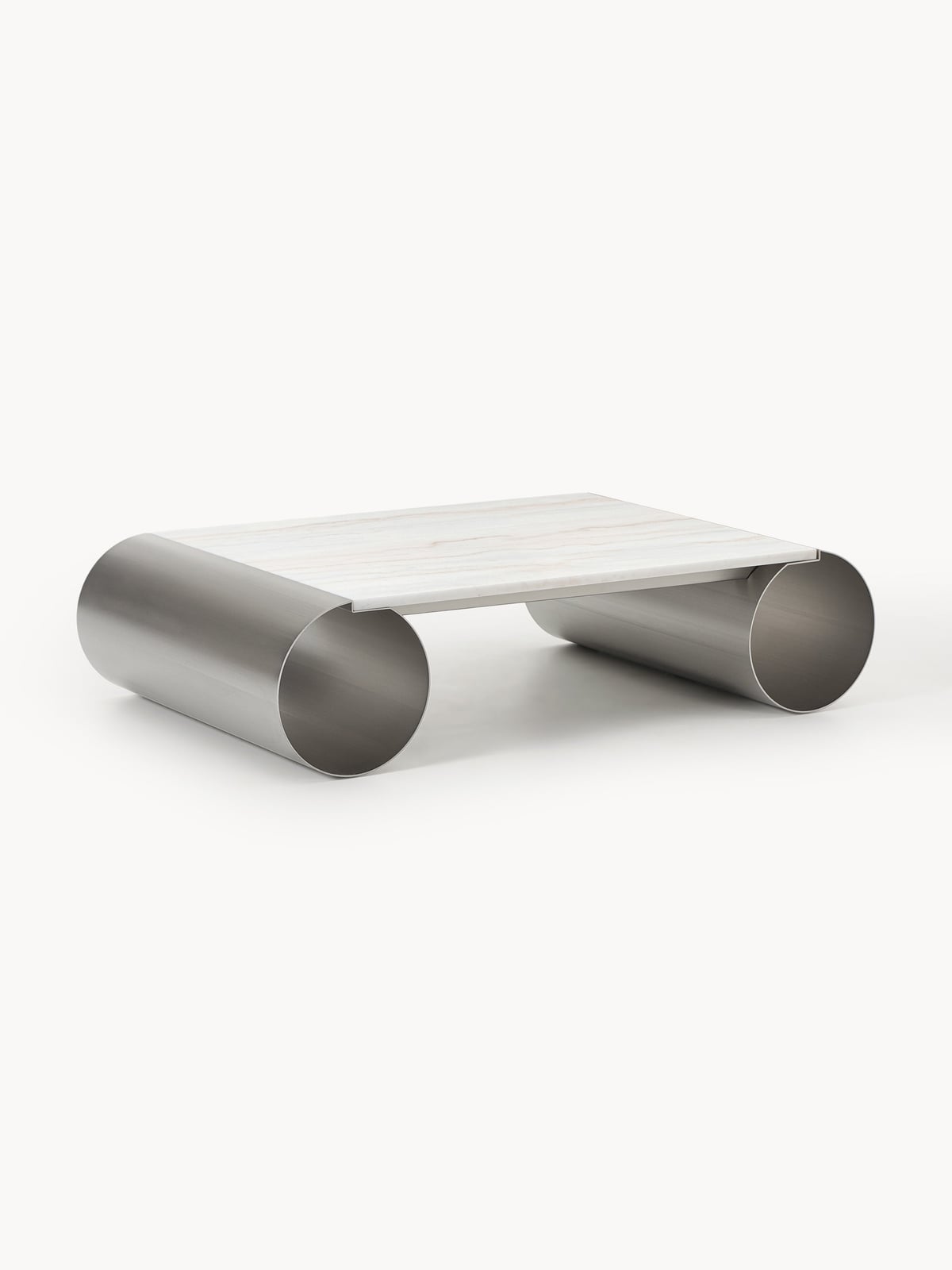Drayton Coffee Table with Marble Top, W 120 cm