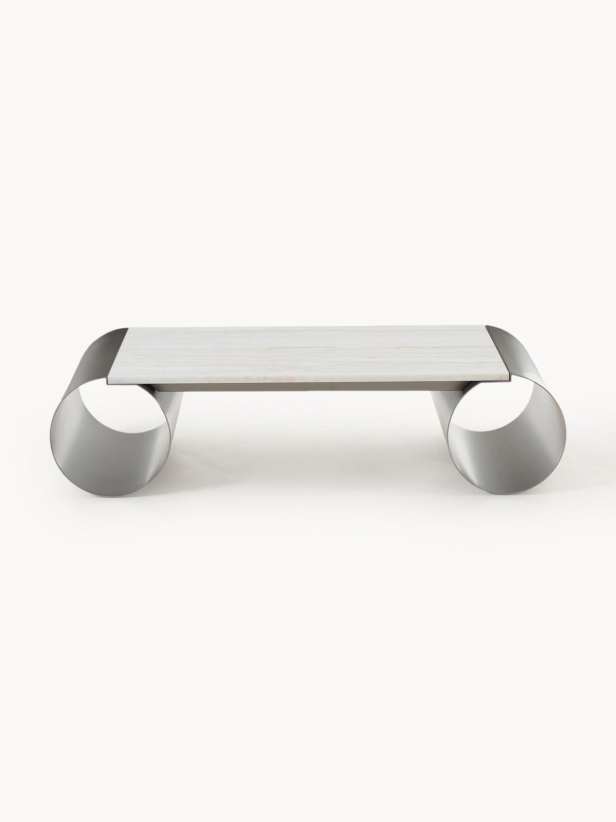 Drayton Coffee Table with Marble Top, W 120 cm