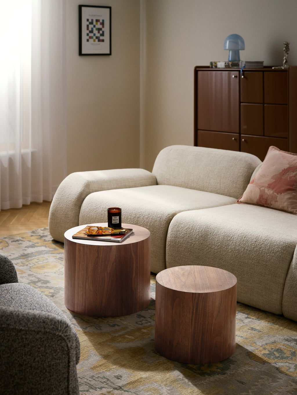 Drayton Wooden Coffee Tables, Set of 2