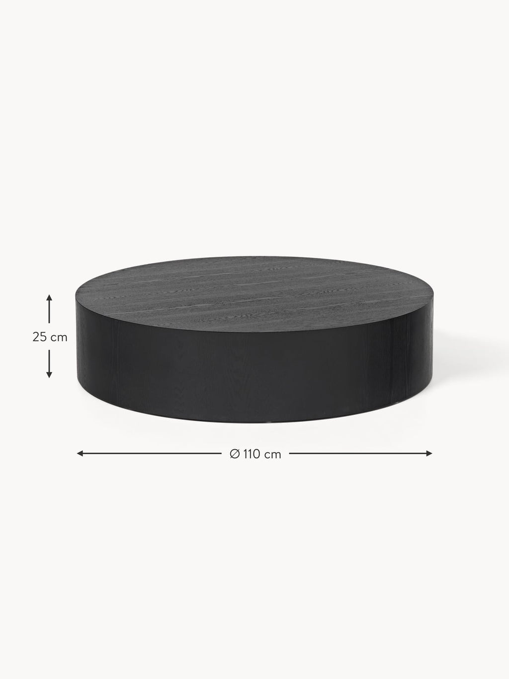 Drayton XL Round Wooden Coffee Table