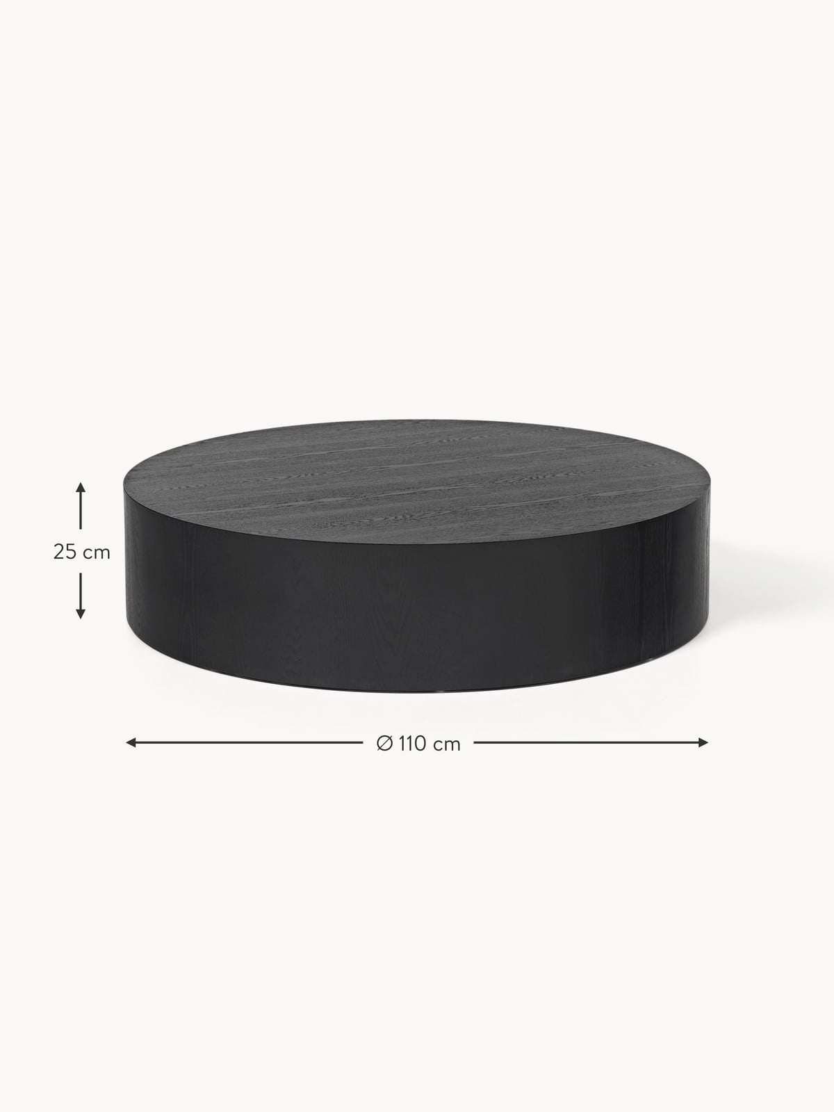 Drayton XL Round Wooden Coffee Table