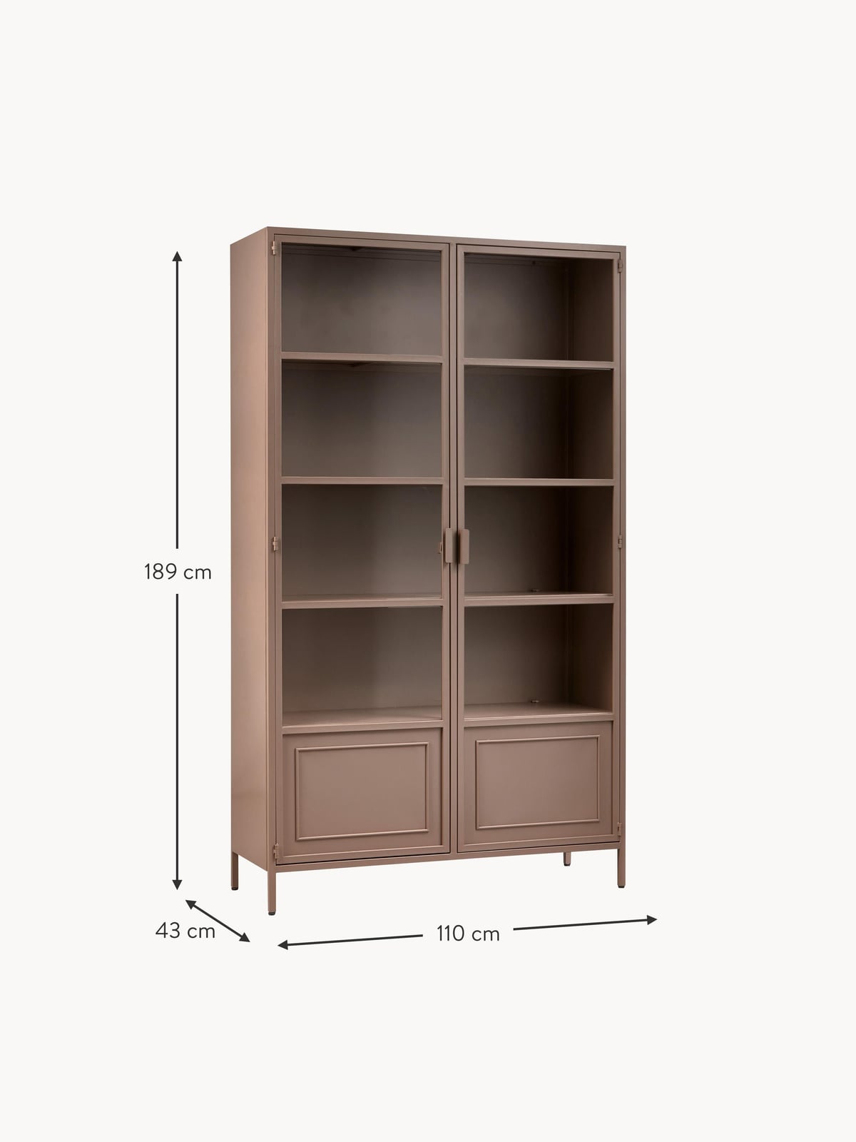 Dufton Metal Display Cabinet