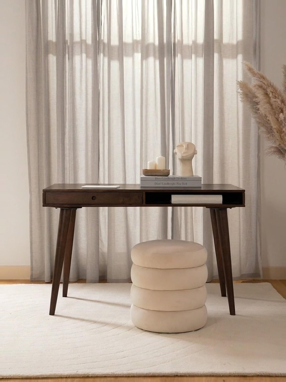 Dufton Wooden Desk Tova with Drawer