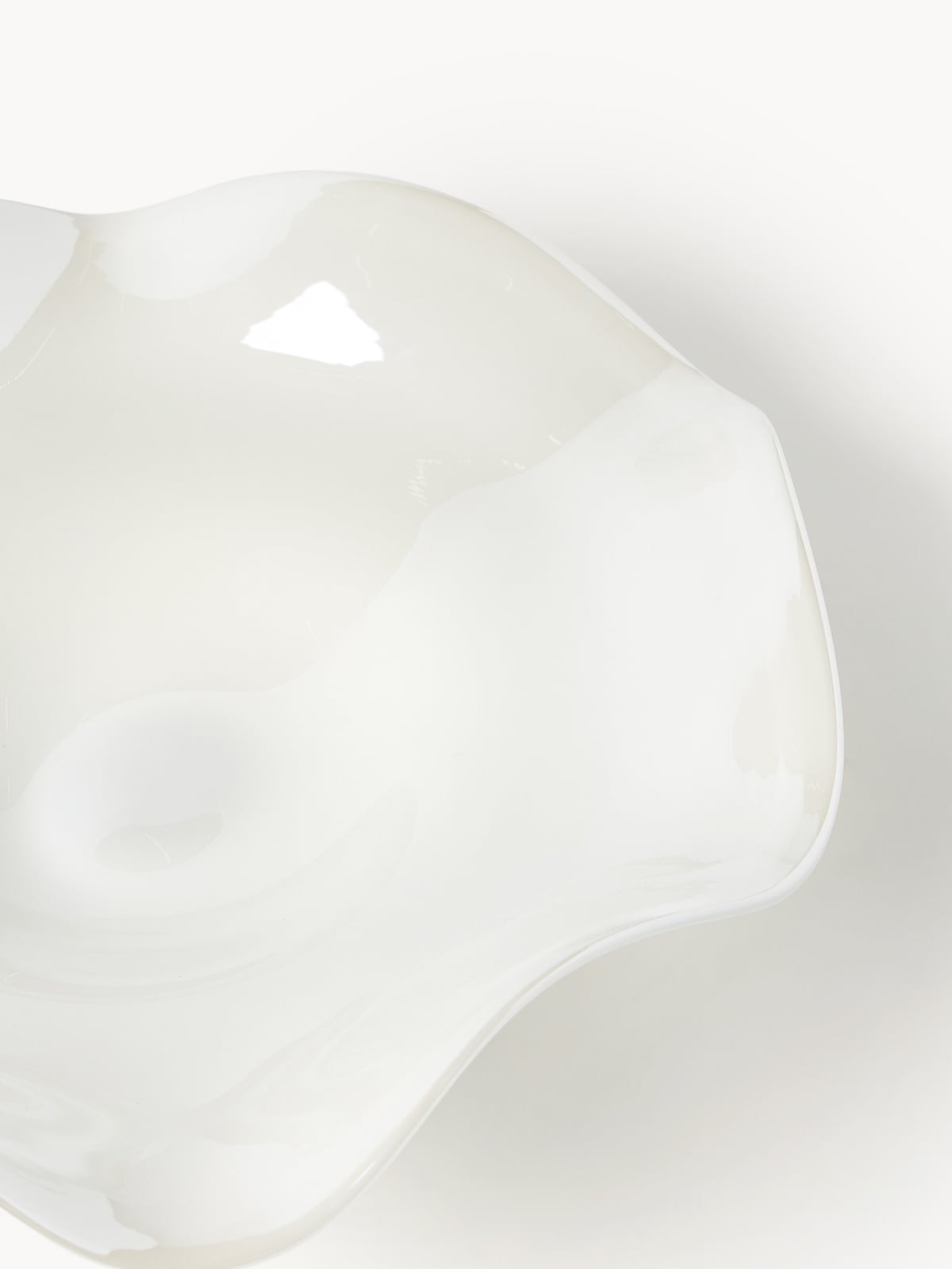 Dunmore Handmade Glass Decorative Bowl, W 32 cm