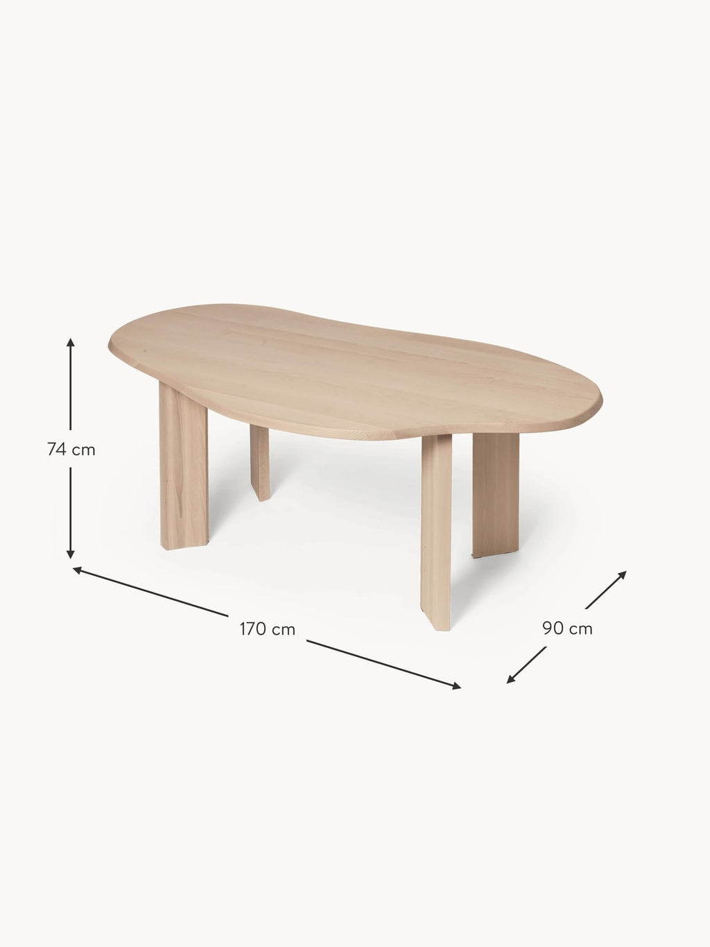 Dunster Beech Wood Desk