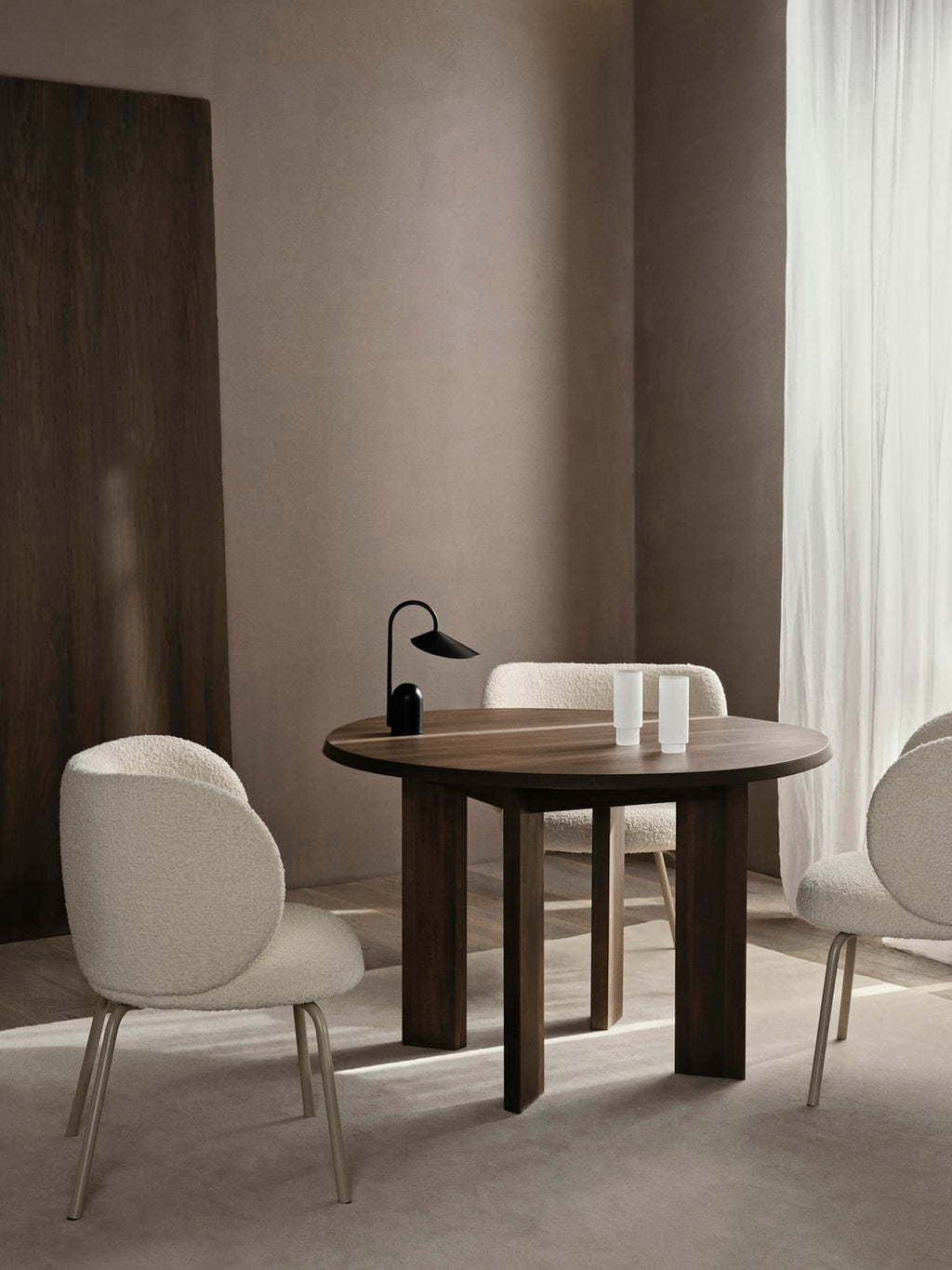 Dunster Beech Wood Dining Table, 114 x 105 cm