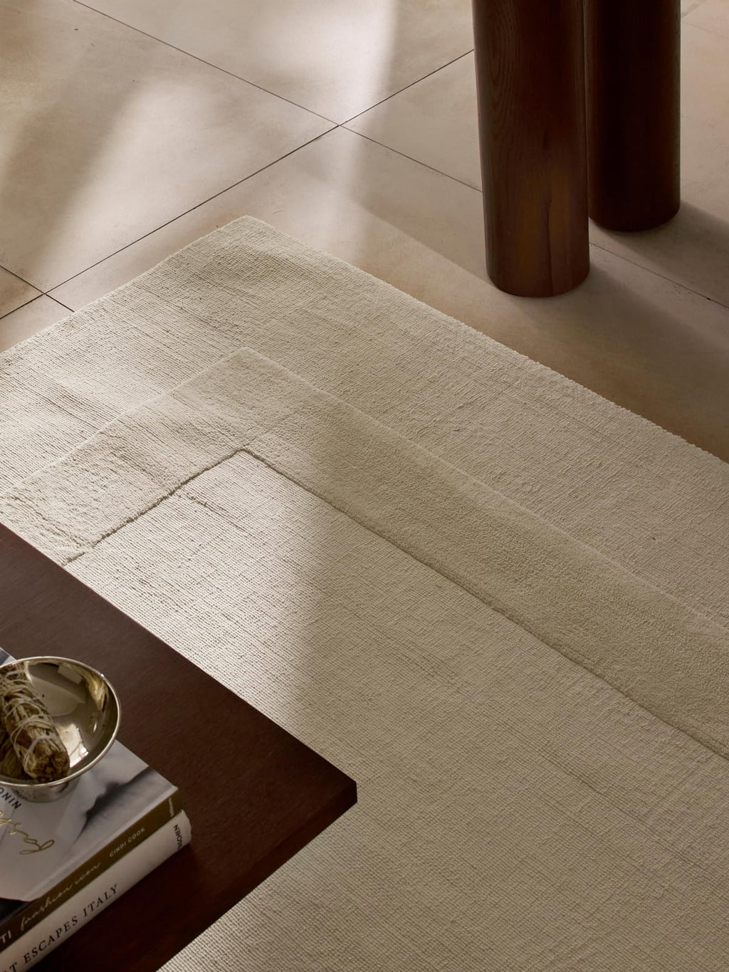 Dunster Hand-Woven High-Low Cotton Rug