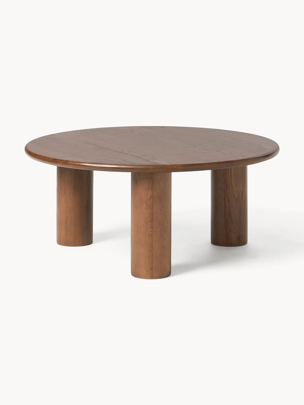 Eastnor Round Oak Wood Coffee Table