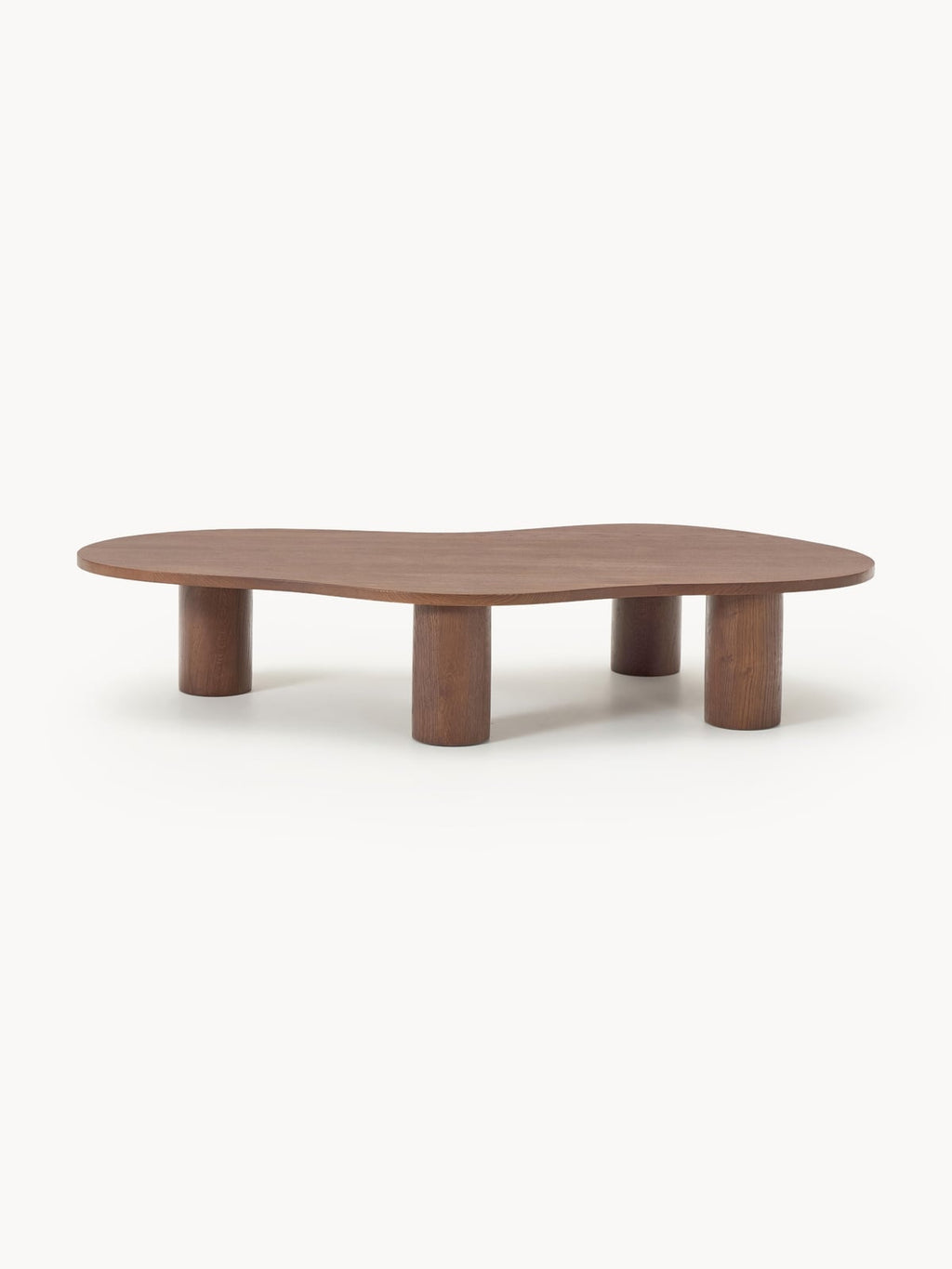 Eastnor XL Oak Wood Coffee Table in Organic Shape
