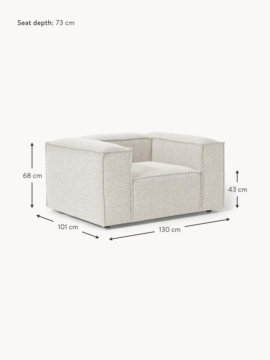 Edenhall Bouclé Armchair
