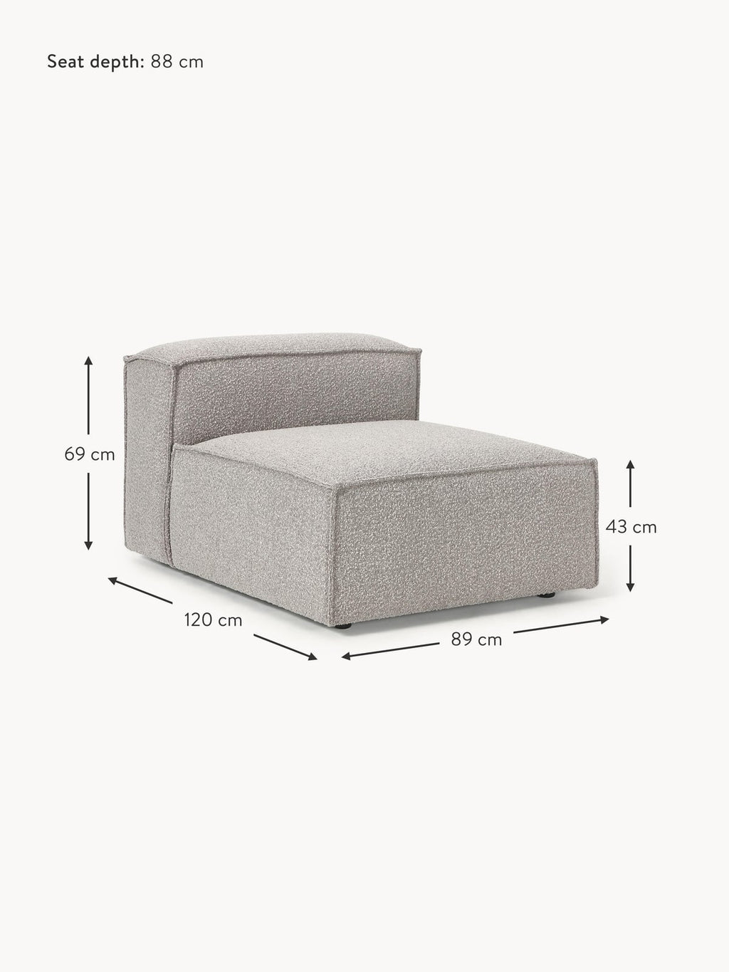 Edenhall Bouclé Centre Module
