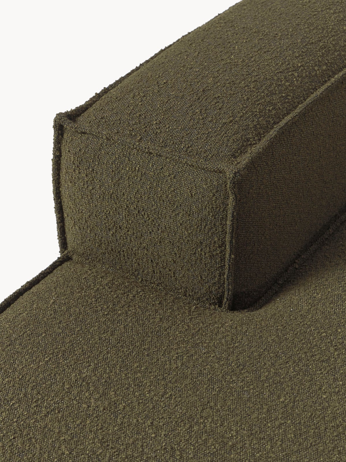 Edenhall Bouclé Corner Chaise Module
