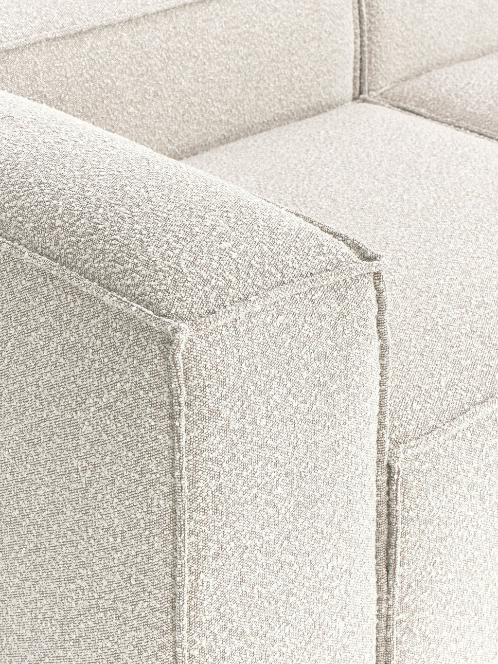 Edenhall Bouclé Modular Corner Sofa (4-seater)