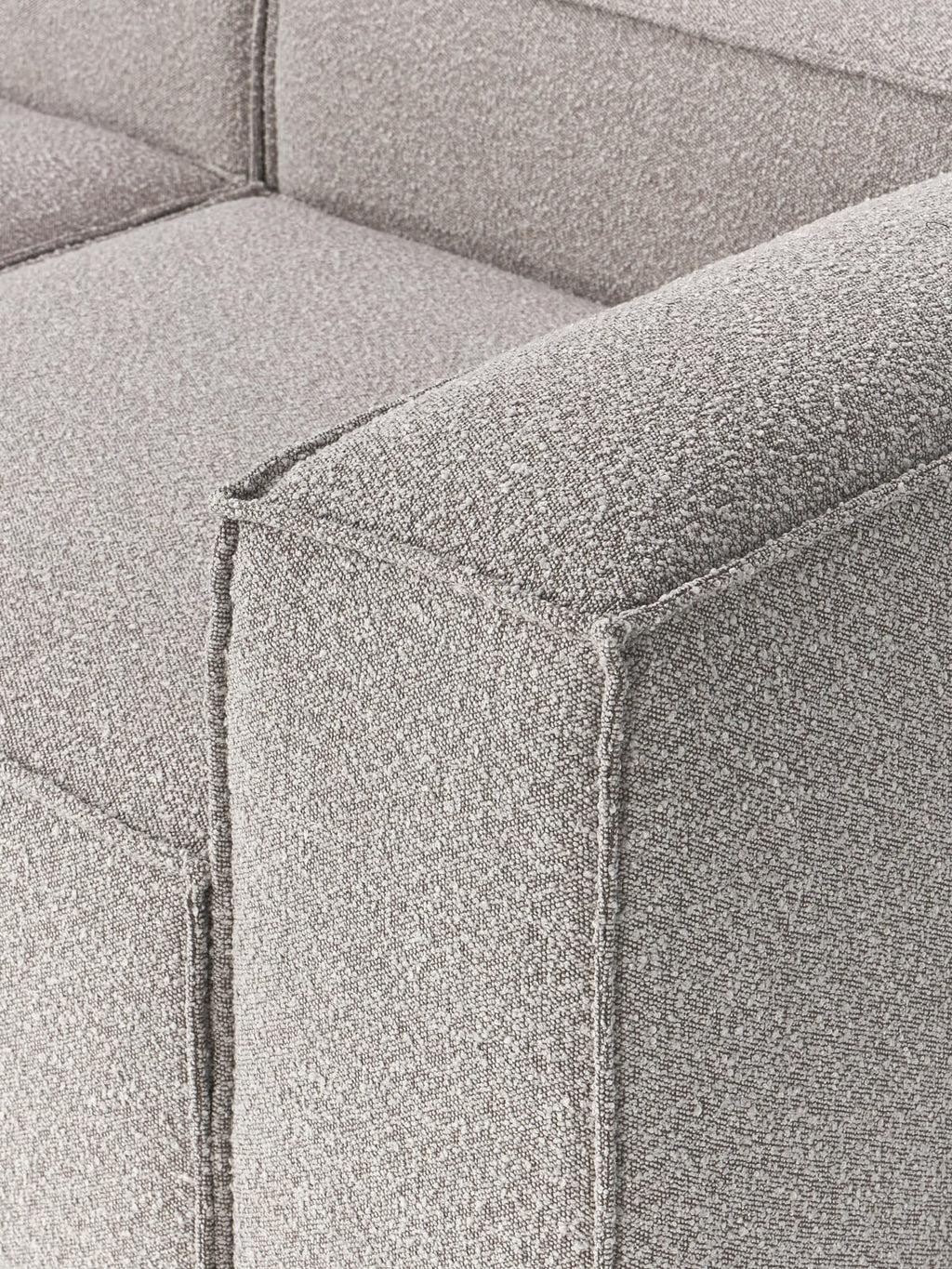 Edenhall Bouclé Modular Ottoman
