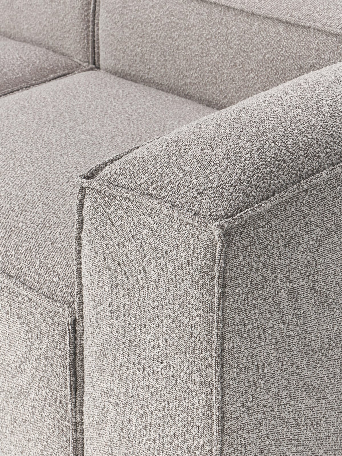Edenhall Bouclé Modular Ottoman