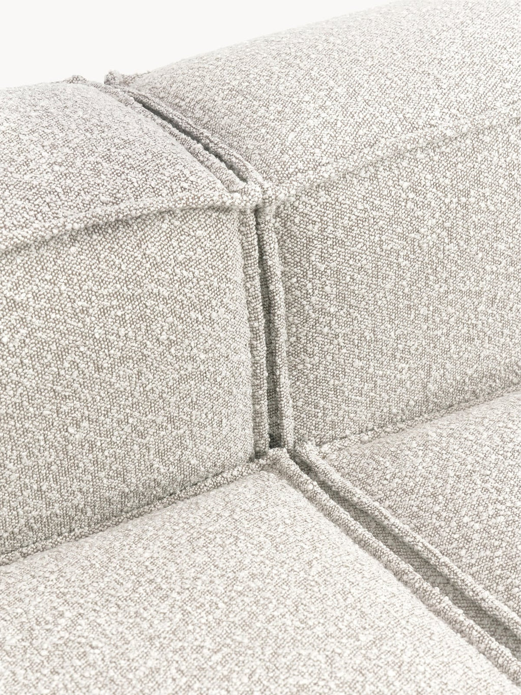 Edenhall Bouclé Modular XL Ottoman