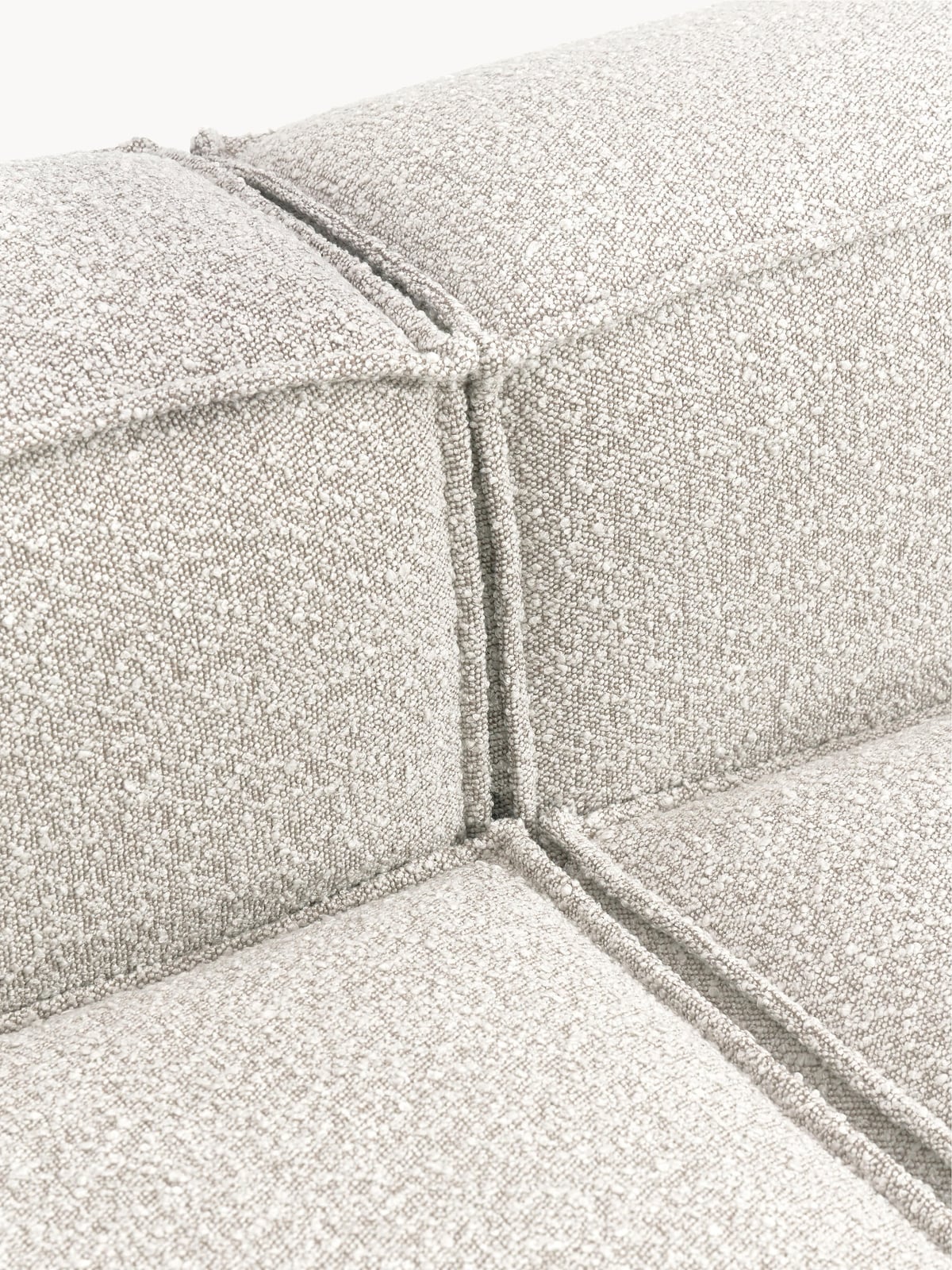 Edenhall Bouclé Modular XL Ottoman