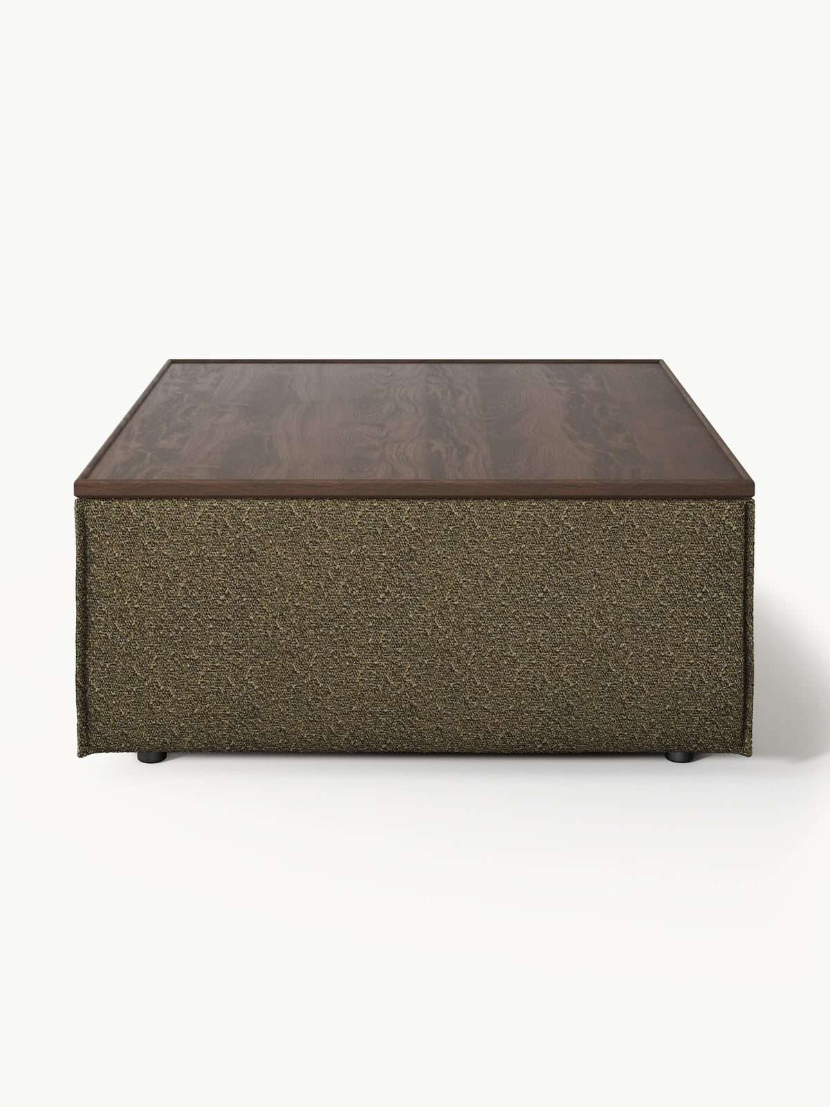 Edenhall Bouclé Ottoman with Storage