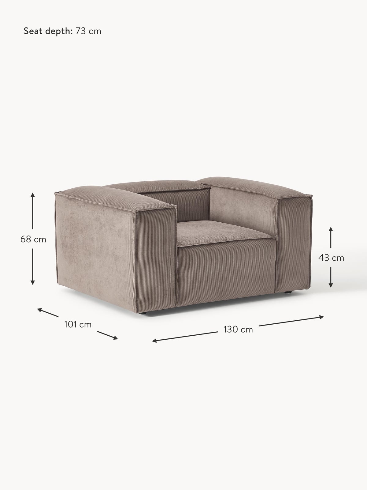 Edenhall Corduroy Armchair