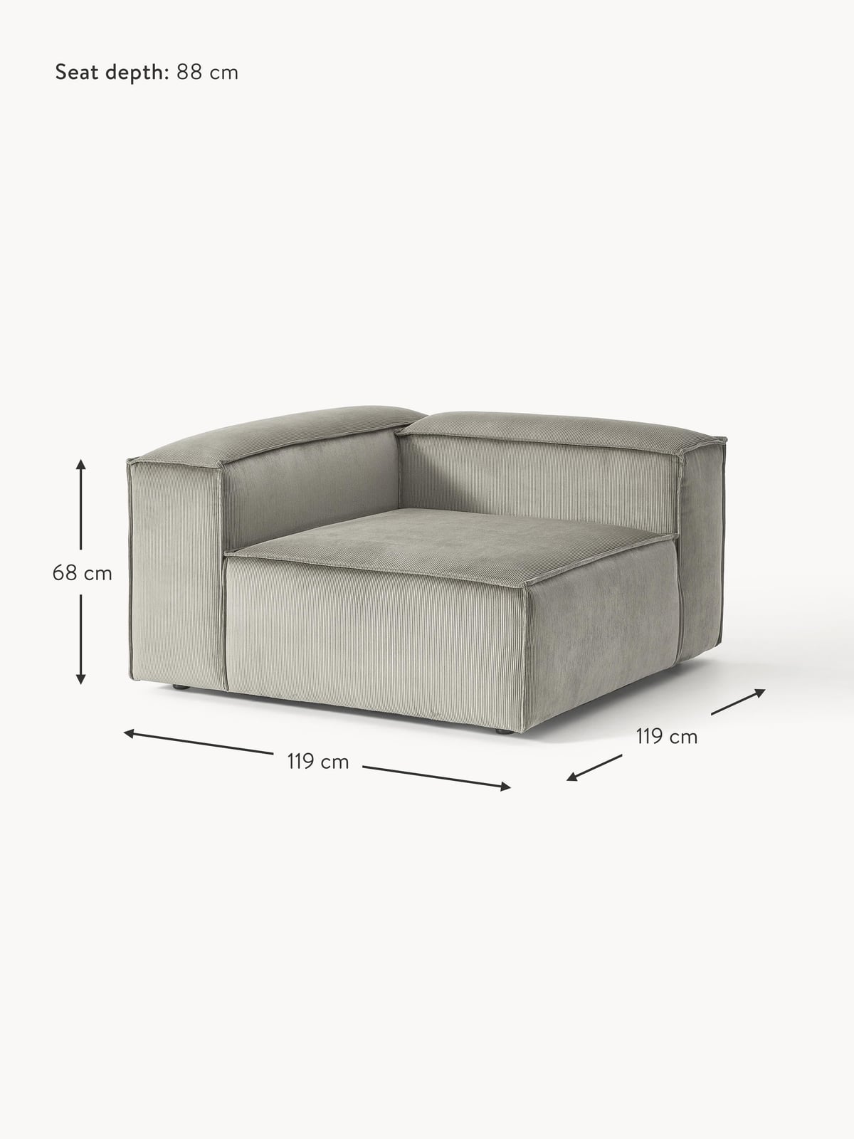 Edenhall Corduroy Corner Module